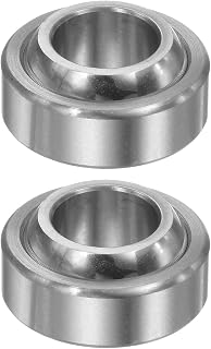 HARFINGTON 2pcs GEG15C Spherical Plain Bearing 15mmx30mmx16mm Sealed Spherical Radial Ball Bearing