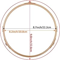 Vista 2 de 2 anillos giratorios para microondas, bandeja para horno de microondas, anillo de soporte de rodillo giratorio de diámetro exterior de 8.7 pulgadas