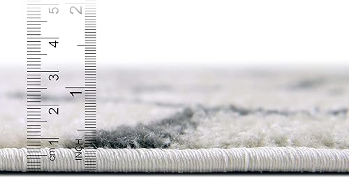 Miniatura 234 de Rugs.com Lattice Frieze Collection Alfombra – 4 x 6 pies, alfombra mediana negra perfecta para salas de estar, comedores grandes, planos abiertos