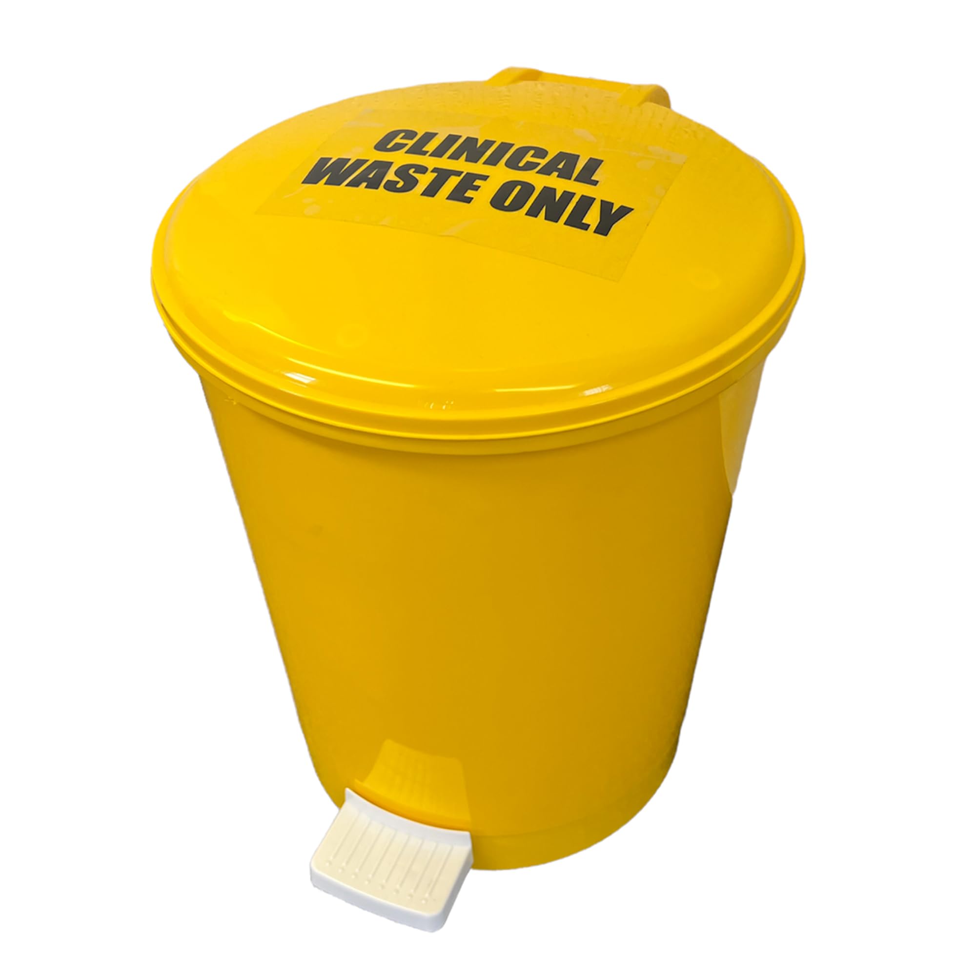 – Chabrias Ltd Yellow 12 Litre Medical Clinical Waste Bin, Recycling, Commercial, Home, School, Utility Waste, Trash Pedal, Tattoo Parlour, Aesthetics Clinic, Veterinary