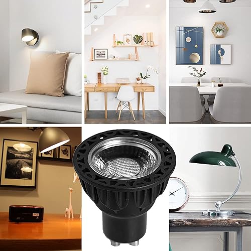 Miniatura 6 de EAGLOD Bombillas LED GU10 regulables, lámparas halógenas de 50 W equivalentes a luz blanca cálida de 2700 K, 6 W 500 lm de repuesto para iluminación