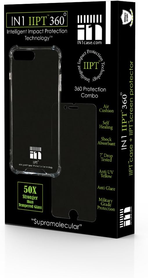 IN1 IIPT 360° Protection Combo (case + screen protector) (iPhone 7 Clear)