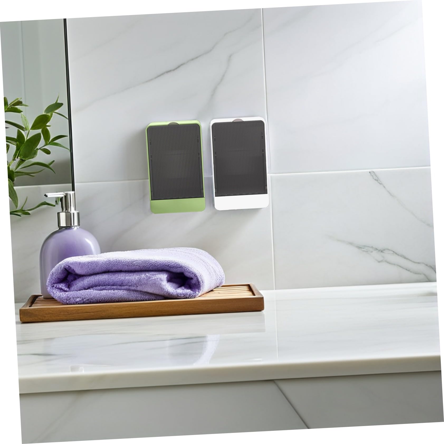 PRETYZOOM 6 Stck. Wandmontierte Seifenschale Badezimmer Seifenschale Seifenablage für die Dusche mit Abfluss Badseife Aufbewahrung abgedeckter Seifenhalter Duschseife Abs