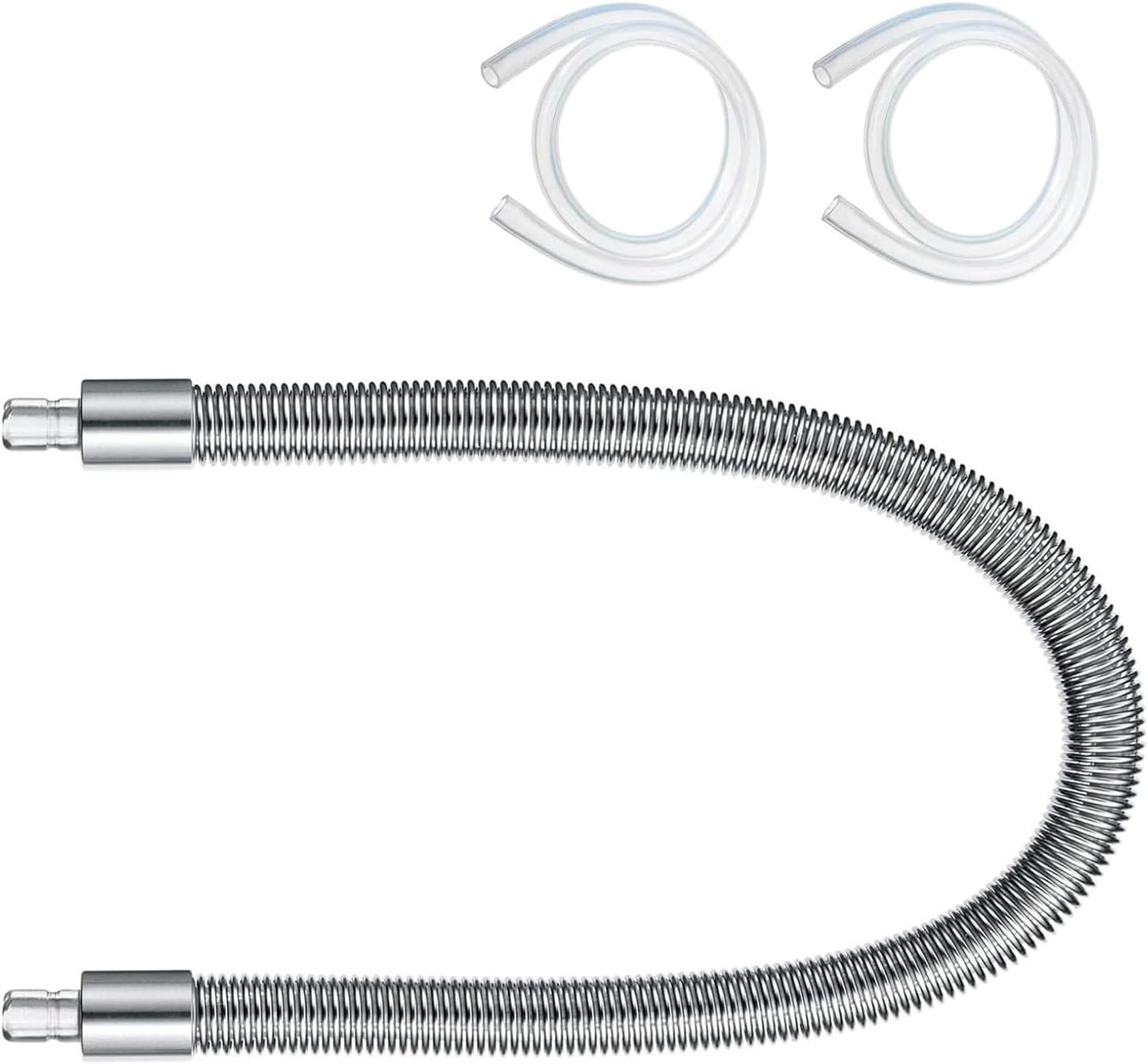 Automatic Coffee Machine Milk Foam Tube Stainless Steel Milk Hose with HP1/HP3 Adapter Coffee Machine Accessories Stainless Steel Milk Hose