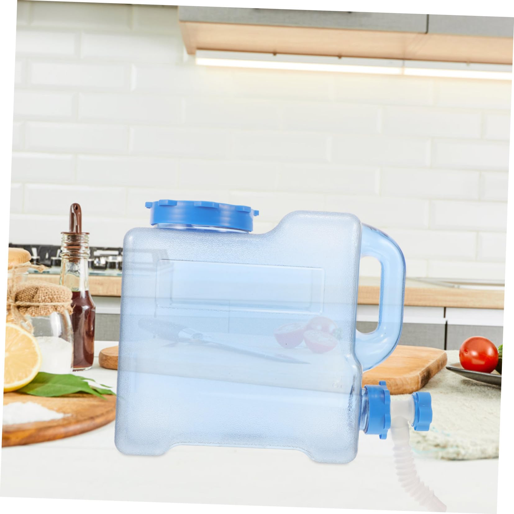Tanica Acqua con Rubinetto Portatile per Campeggio Contenitore Resistente con Manico Ergonomico per Escursionismo e attività Outdoor