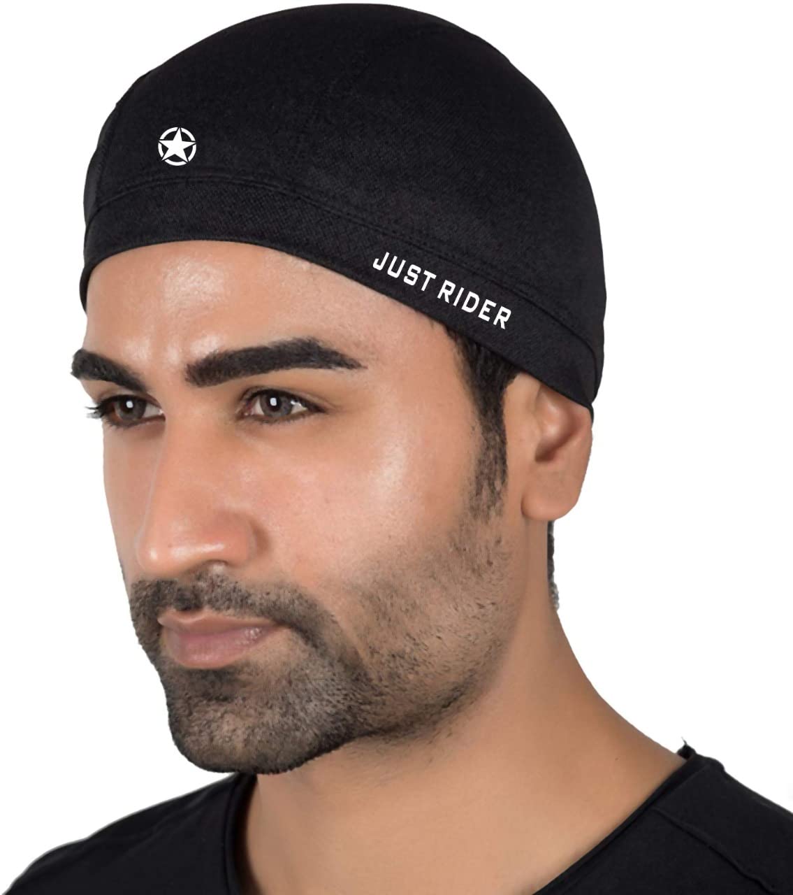 JUST RIDER Skull Cap for Bike Riding/Cycling/Swimming (Skull Cap) Black (B09VDGZH61) Amazon Price History, Amazon Price Tracker