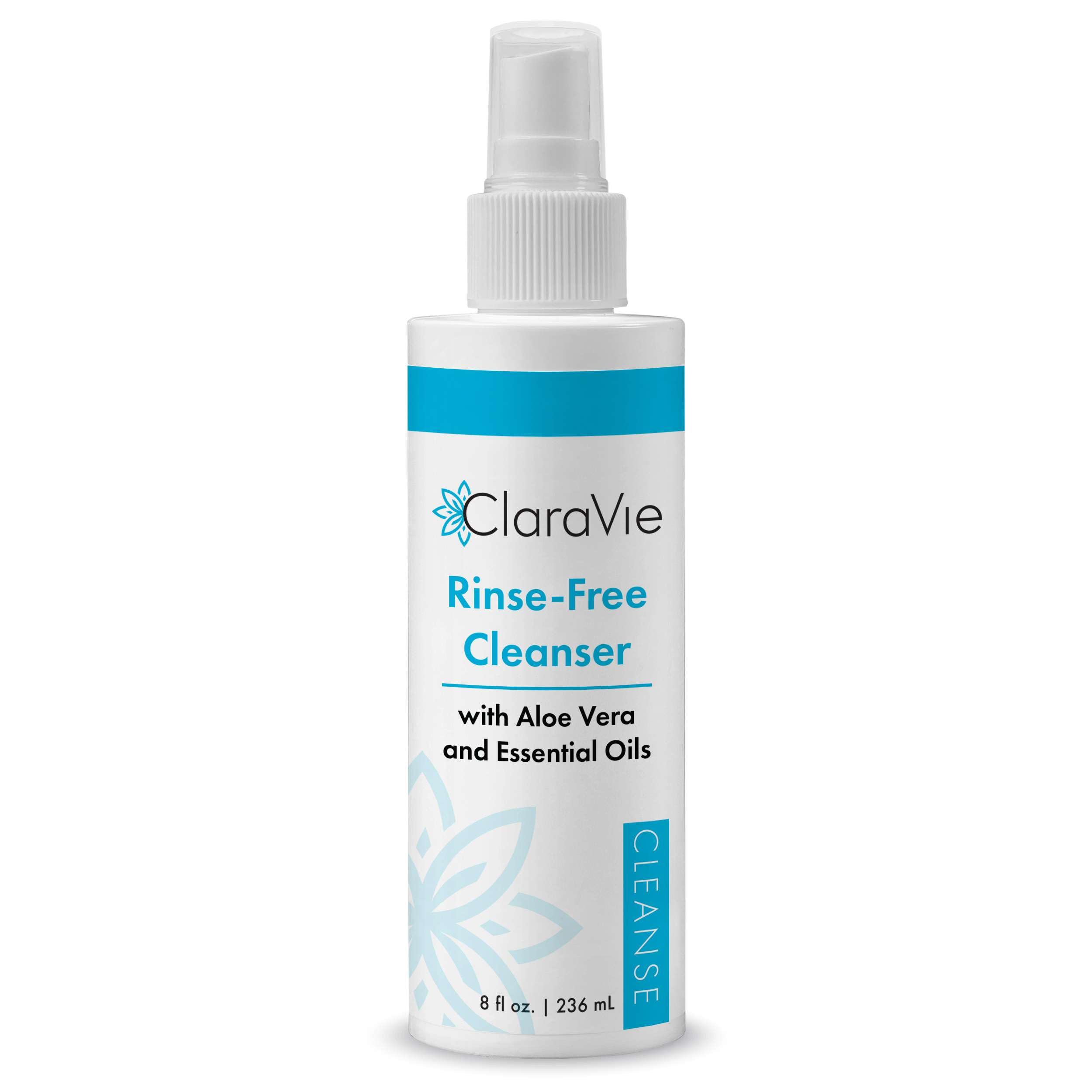 ClaraVie Rinse Free Body Wash and Shampoo and Perineal Cleanser - 8 oz No Rinse Body Wash for