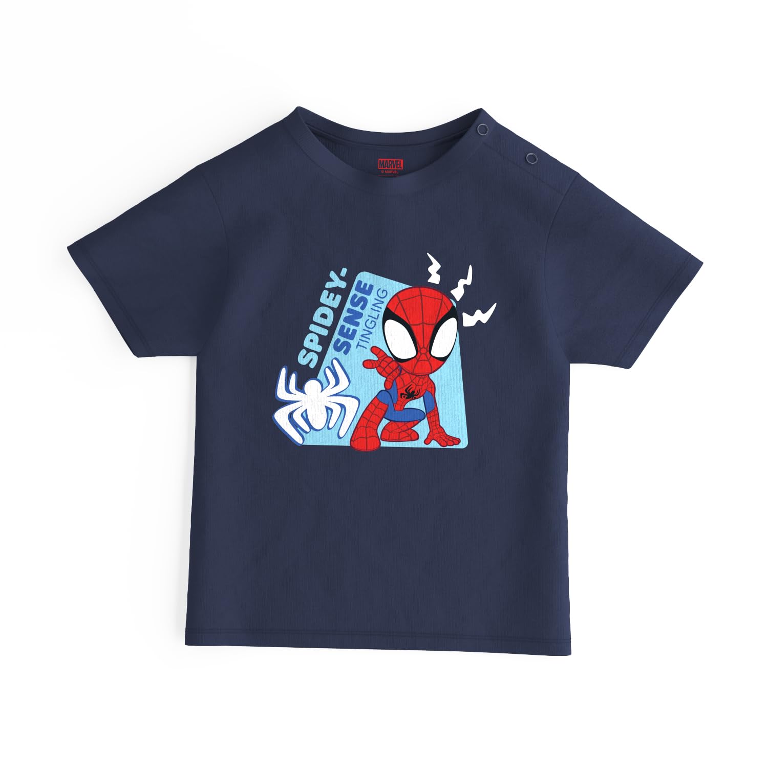 Baby Boys Marvel Superheros Collection | 100% Cotton Spiderman T-Shirt | Age 0-2 Years