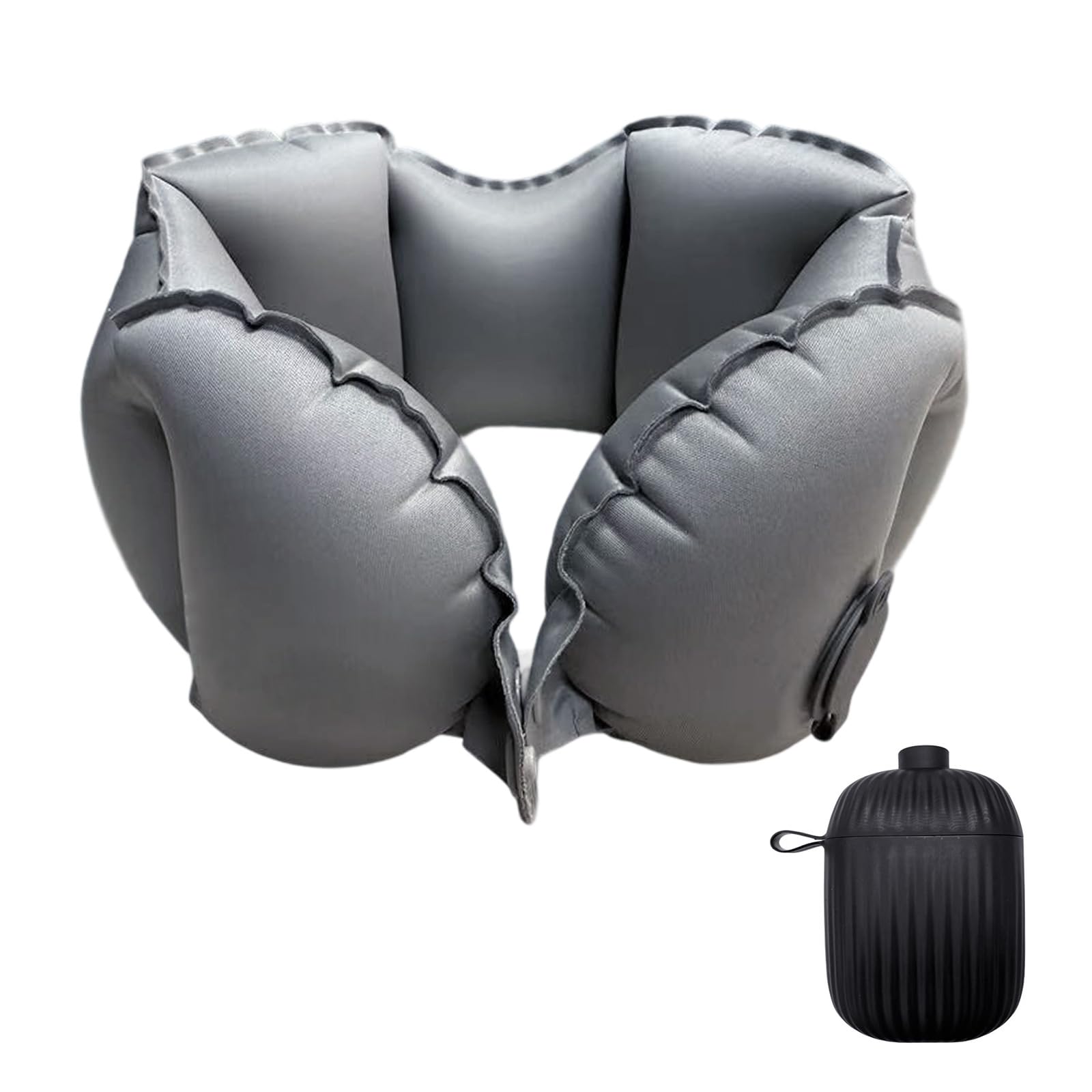 Tsophreniq 3 Inflatable Neck Rest with & Storage Case, TPU Ergonomic Design for Travel Comfort Ergonomic Neck Pillow
