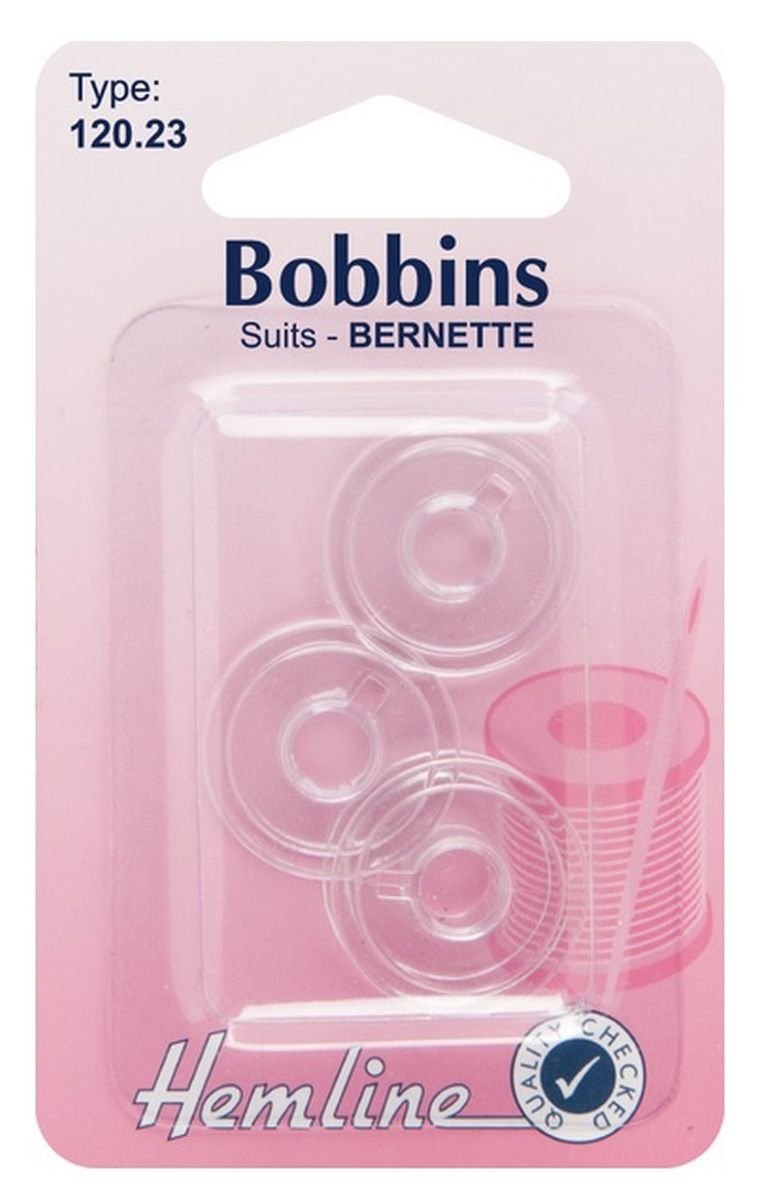 Brother Singer Bernette Plastic Bobbin Front Load & Drop In Type - 11.5mm 120.23