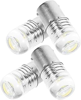 JECOMPRIS Led Motorcycle Turn Signals Lights 4 Pack 12v Rear Turn Signal Bulbs for Motorcycles Bright Sturdy for Safety