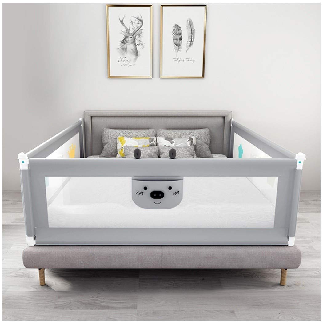 Barandillas para Cama, Valla de Seguridad Infantil Resistente a roturas, Protector Lateral para Cama, cerramiento Universal (Color: B, Tamaño: 150 cm - 1 Pieza)