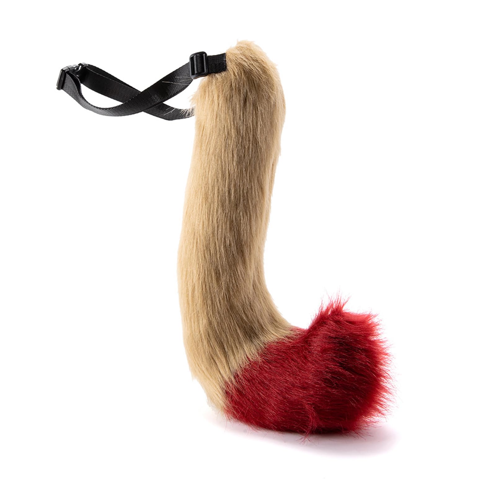 Cola de lobo desmontable con cinturón para disfraces de cosplay y anime 8