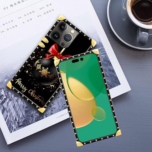 Miniatura 7 de DAIZAG Funda compatible con iPhone 14 Pro, funda cuadrada de poliuretano termoplástico suave con bordes de TPU para iPhone 14 Pro, decoración de