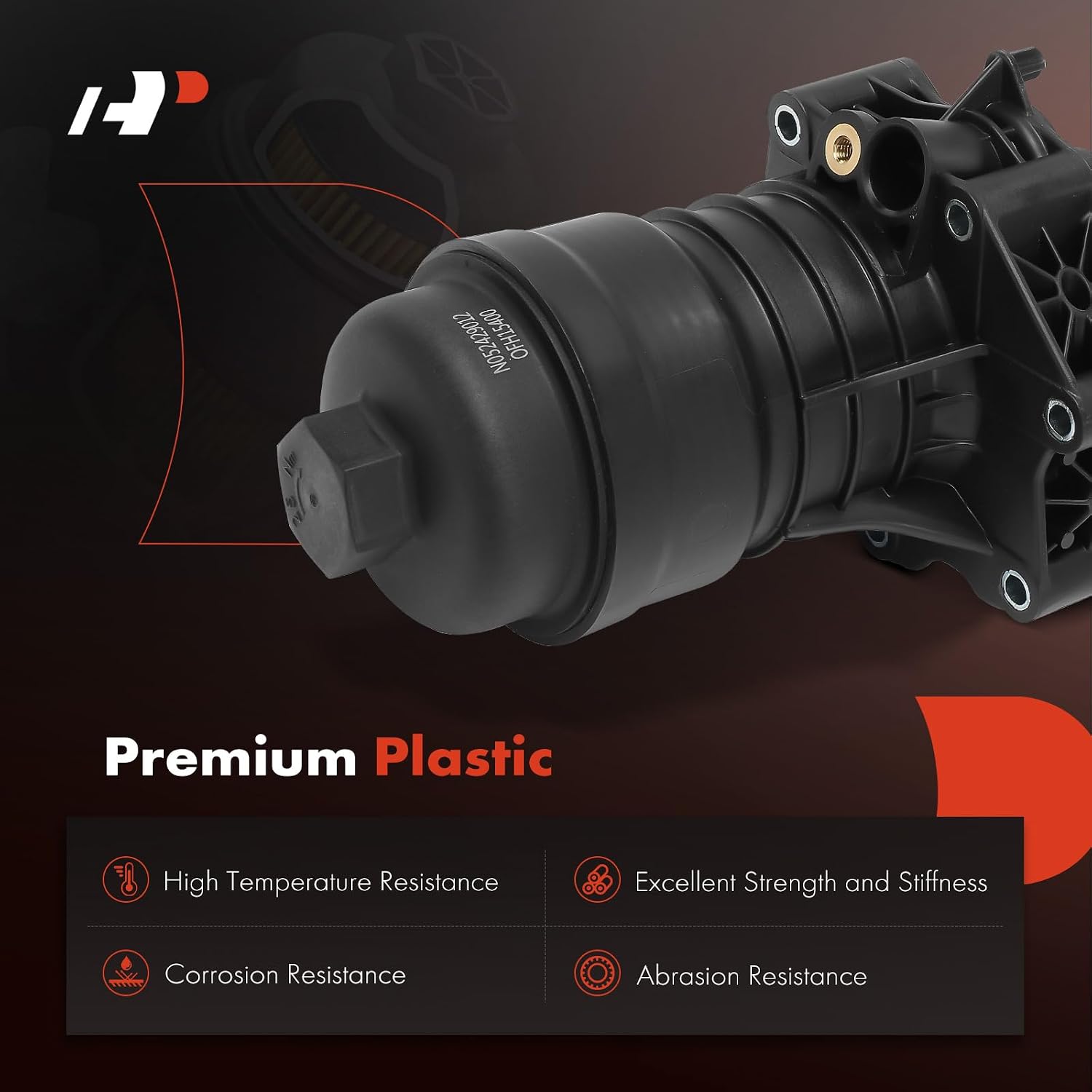 A-Premium PAB115401 Oil Filter Housing Cap Assembly Compatible with Audi Q5 2017, Q7/S4 2016-2022, Q8/A6 Quattro 2019-2022, RS Q8 2020-2023, RS5 2018-2019/2021-2022, S5 SQ5 2017-2022, S6 SQ8, S8
