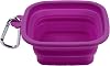 Silver Brush Limited 9058 Silver Essentials 500ml16.9oz Square Collapsible Silicone Water Bowl, Leak-Proof Paint Brush Water Cup for Water Media, for Studio, Travel, and Plein Air, Purple, 2 Pack