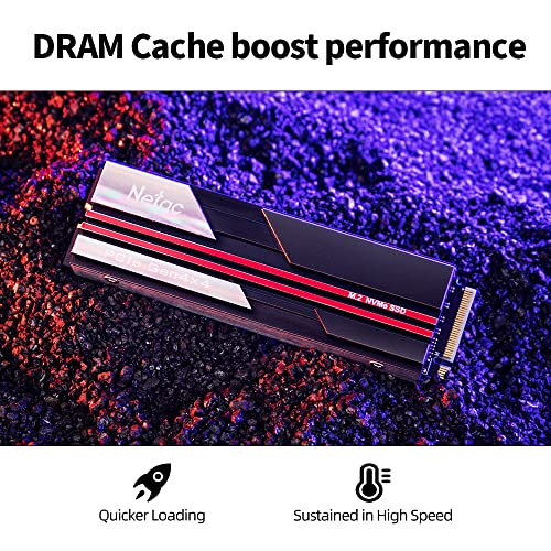Netac NV7000 1TB NVMe SSD PCIe Gen4, Speeds up to 7000MB/s
