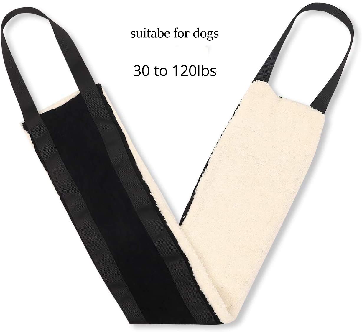 HNYG 30-120 lbs Large Dog Sling for Rear Legs Helps Elderly Dogs with Reduced Mobility, Dog Support K9 Dog Lift Harness, Dog Lifter for Arthritis ACL Rehabilitation Rehab, 7" x 51"