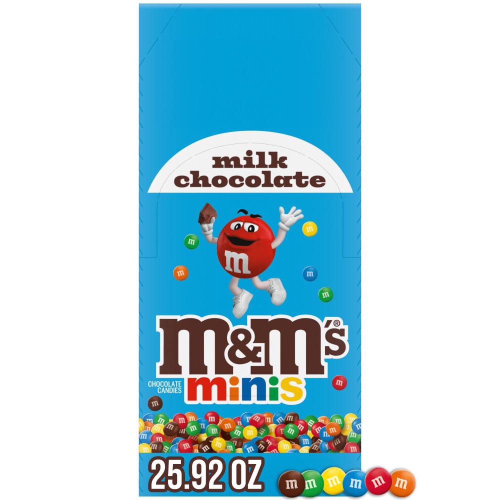 M&Ms Mini Milk Chocolate Candy Tubes - 1.08 Oz Each X 24 Tubes