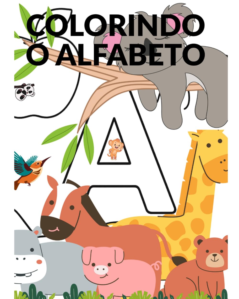 Meu livro de colorir fofo: estilo: Bold Line Art