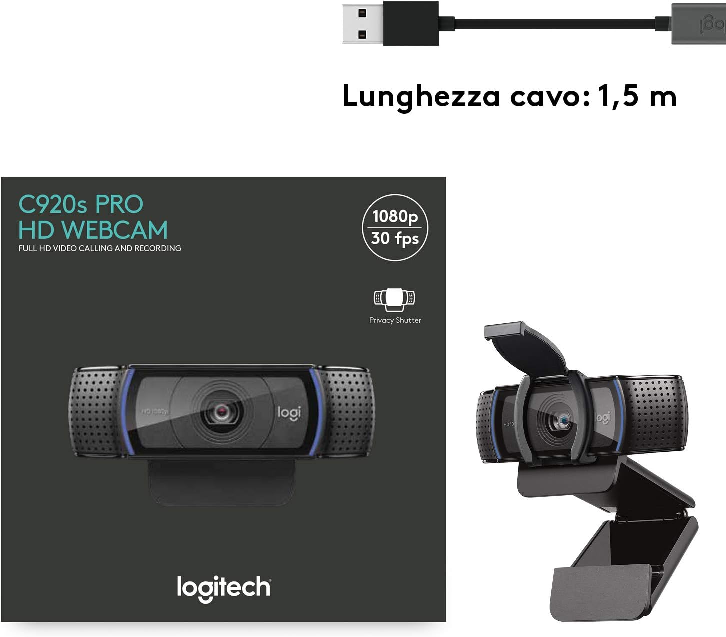 C920S HD Pro Webcam - Webcam - Immagine 10