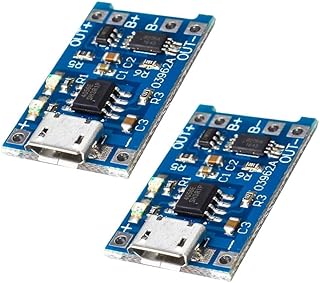 وحدة شحن بطارية ليثيوم مايكرو بمنفذUSB TP4056 (عبوة من قطعتين)