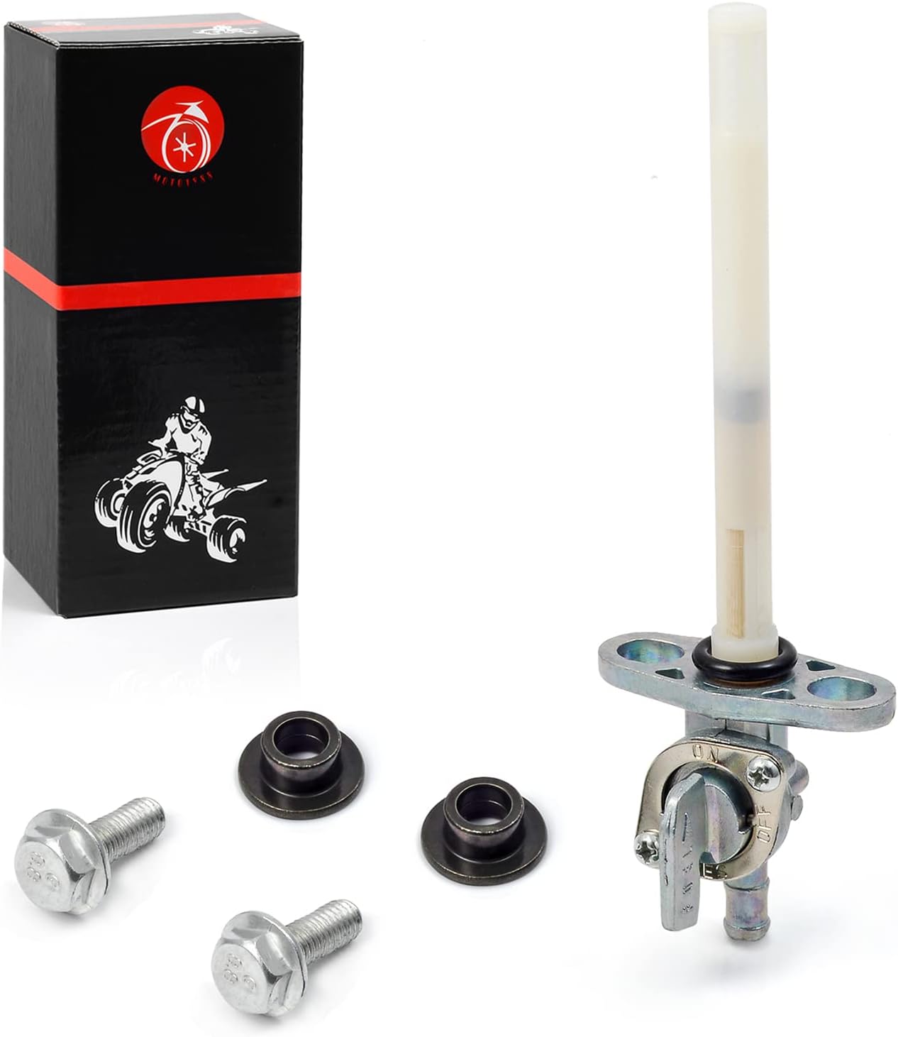 MOTO1988 Fuel Cock Gas Valve Fuel Petcock Compatible with Honda 1985 1986 ATC250R ATC 250R A OEM 16950-HA2-015