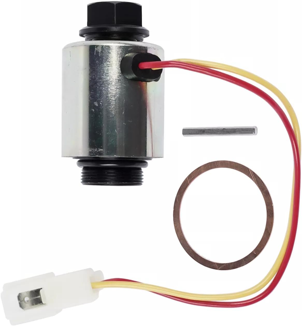 AM878297 PTO Solenoid Compatible with John Deere Lawn and Garden Tractors 415 425 445 455 Ztrak Mowers 997 Front Mowers 1420 1435 1445 1545 1550 4320 4500 4510 4520 4600 4610 4700 4720 AM878282