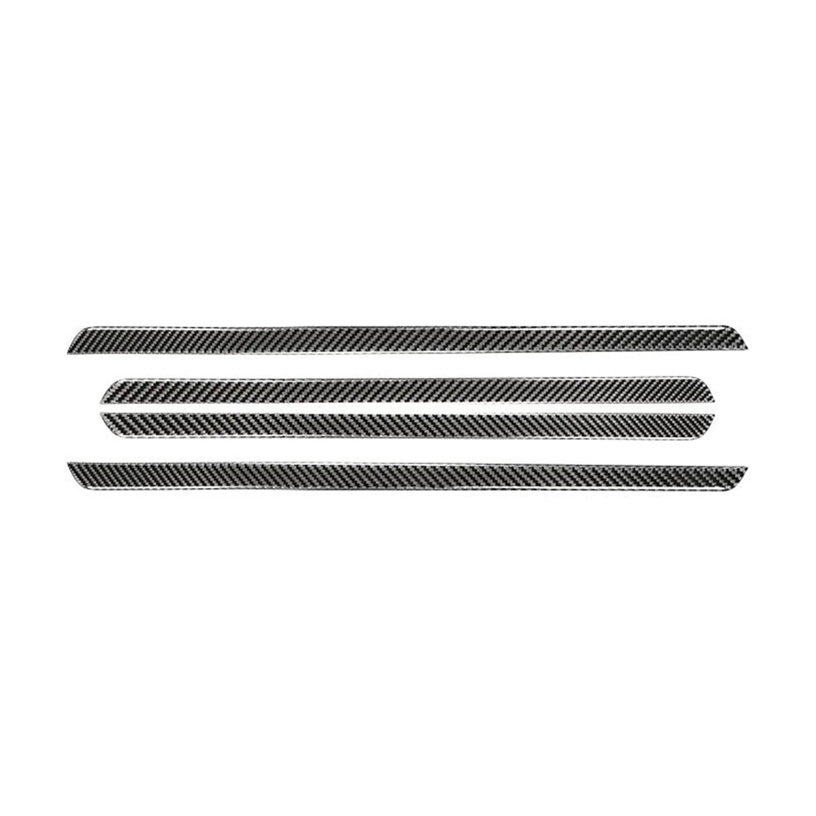 for Ford for Explorer 2013 2014 2015 2016 2017 2018 2019 Car Inner Door Panel Trim Strip Cover Decoration Sticker Decal KISSGPIPOL(Black)