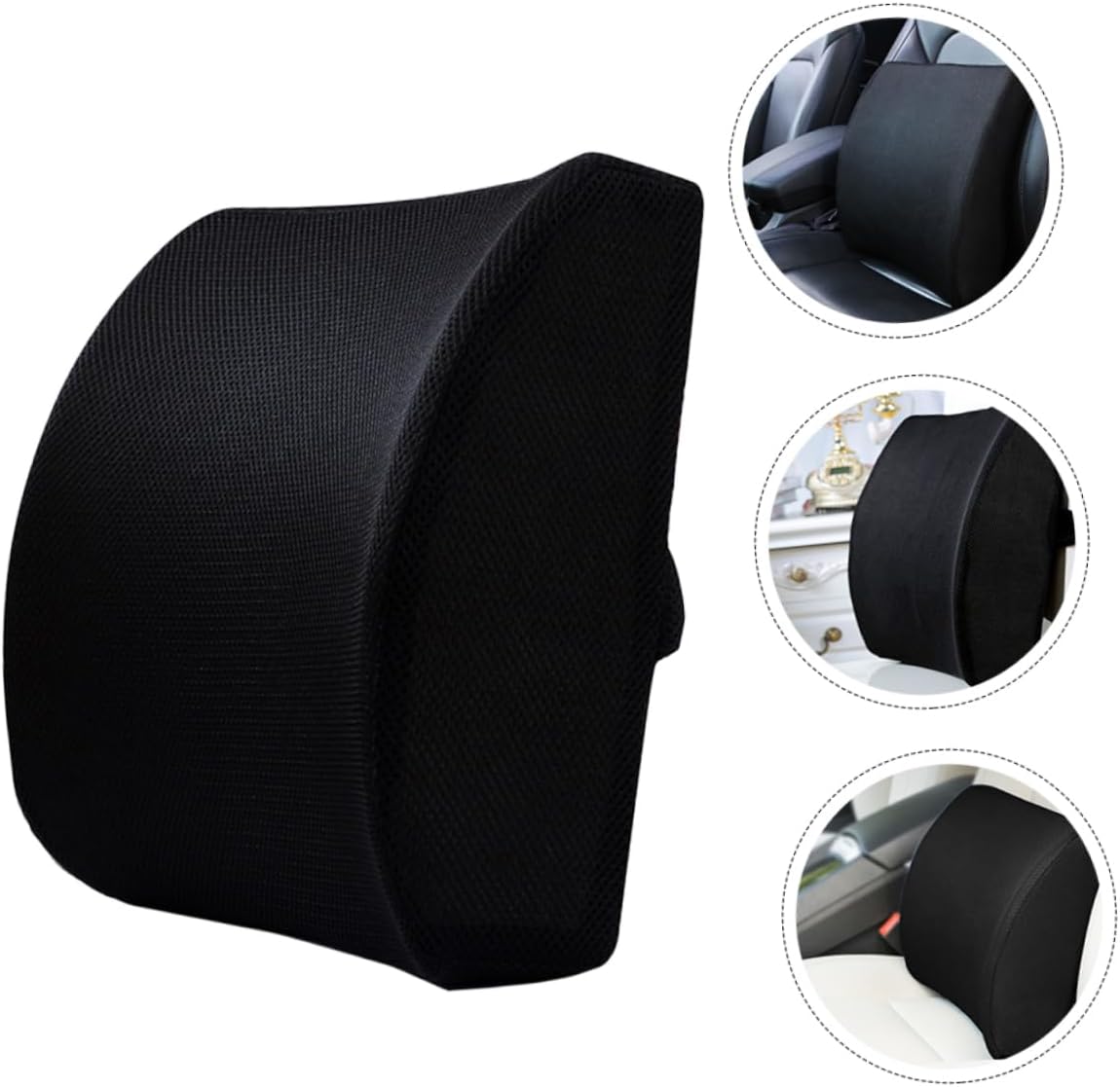 Car Pillow for Driving Seat Postur Memory Foam Lower Back Support Pillow