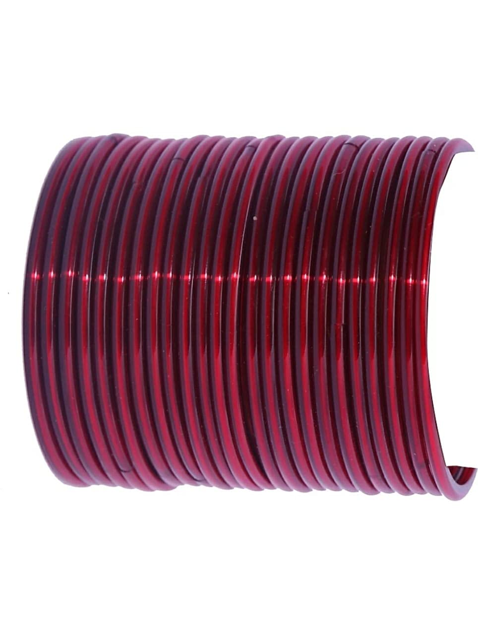 GenericGlass Bangles Maroon Color Indian Ethnic Fashion Jewelry Wear Designer Plain Set For Girls & Women Churi Bracelet Traditional Bollywood Bangles Set Of 12 available different sizes 2.4, 2.6, 2.8