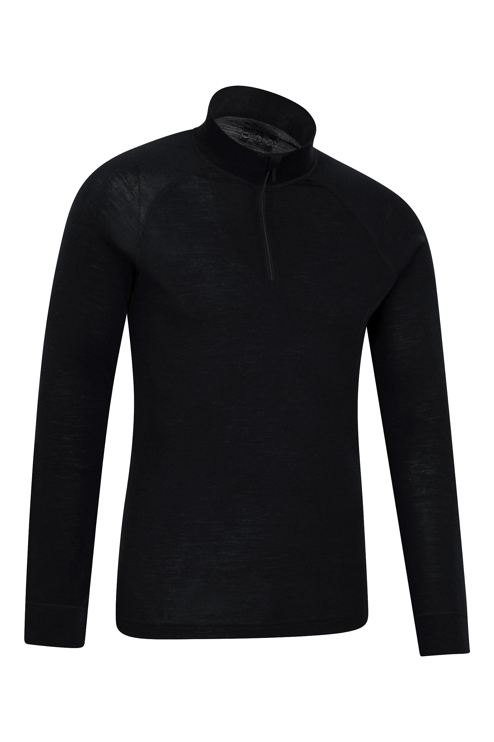 Mountain Warehouse Idris Forro Polar con Media Cremallera para Hombre - Suéter Ligero y Transpirable, Microfibra, Antibolitas - Acampada, Exteriores, Viajar y Senderismo