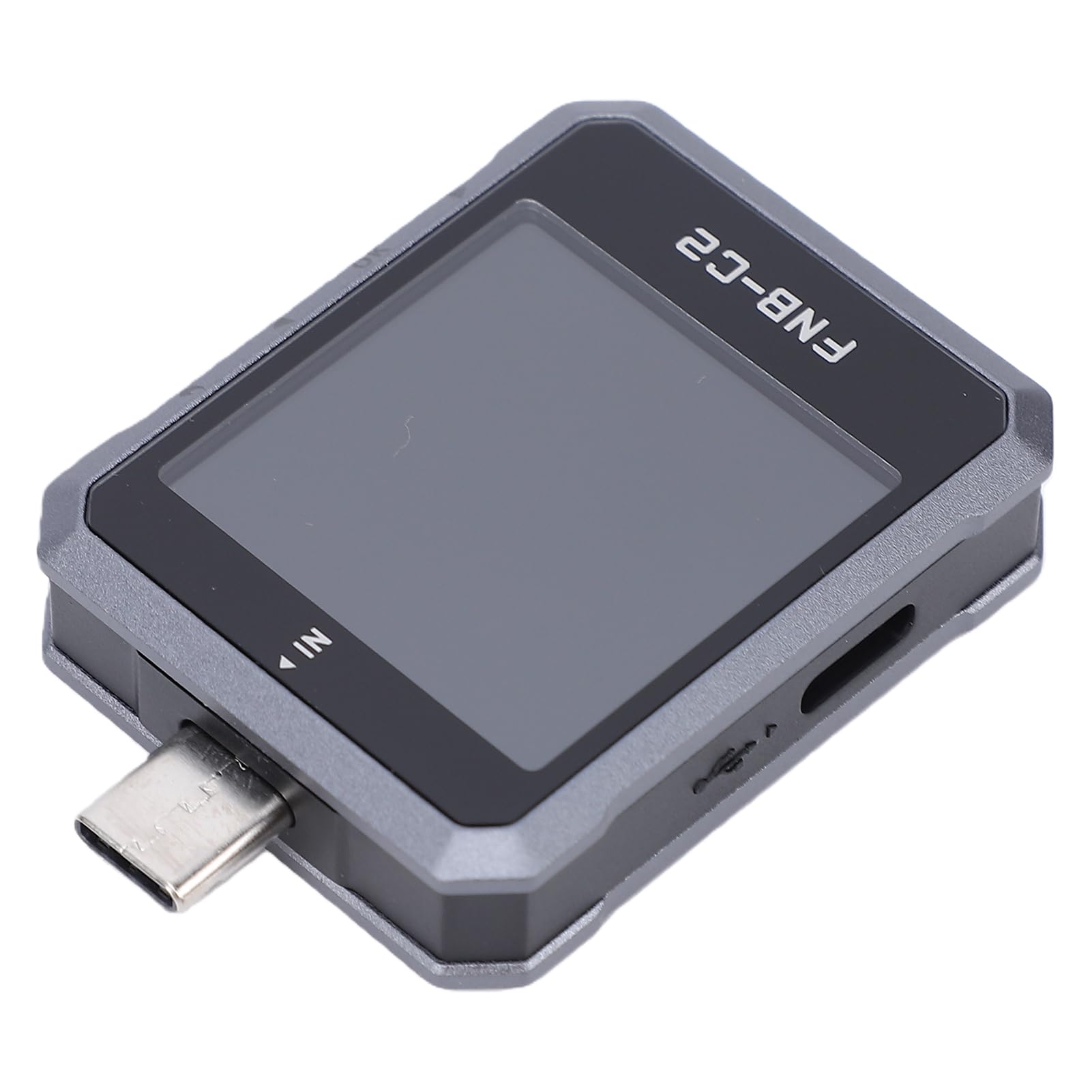 Dpofirs USB-Kabeltester, USB-Leistungsmesser mit 20-Bit-ADC und Schnellladeprotokollerkennung für QC PD SCP AFC VOOC WARP MTK PE-Protokolle, 50 V Hochspannung, 7-stellige Auflösung, Typ-C (FNB-C2)