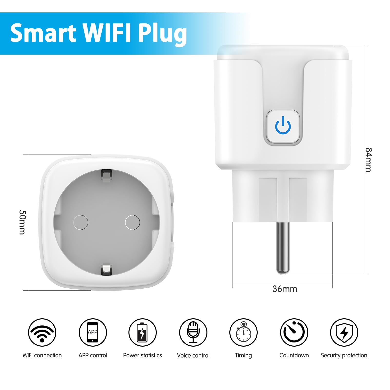 Nooie Presa Intelligente Wifi Compatibile Con Alexa/Google Home - 4 PRESE - - Offerte E Coupon: #BESLY