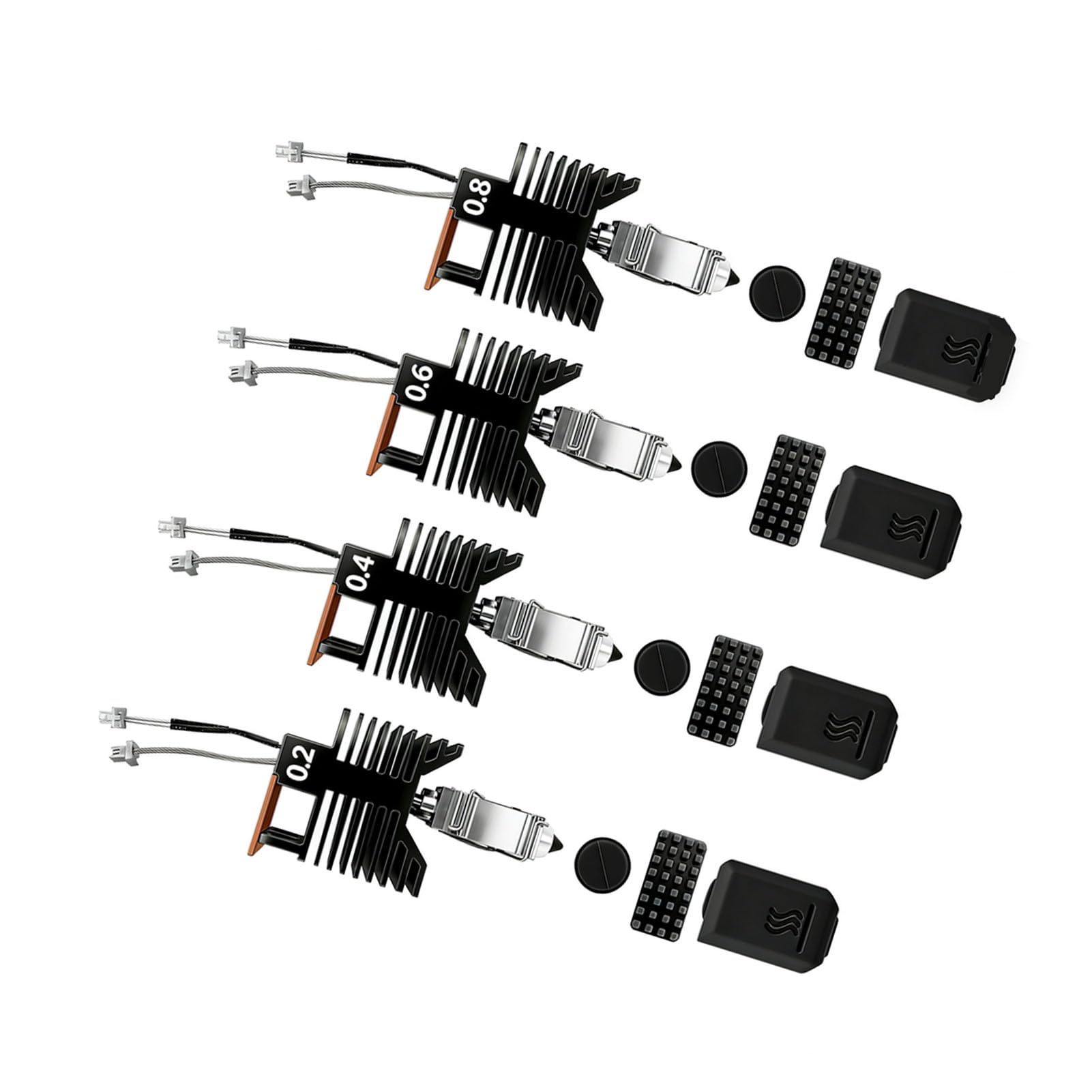 Zestaw Hotendu z grzałką ceramiczną 48 W do Snapmaker U1 | Dysze ze Stali Hartowanej 0,2 Mm 0,4 Mm 0,6 0,8 do Szybkiej Wymiany Drukarki 3D