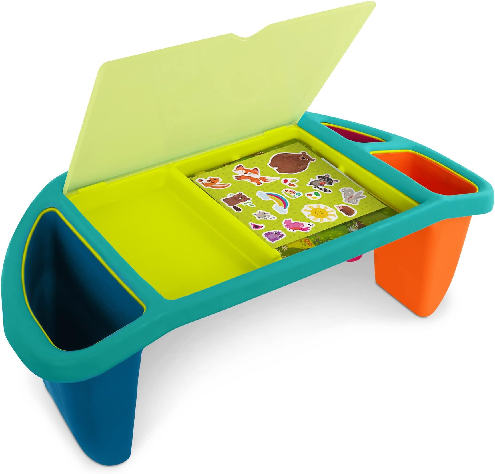 Amazon.com: B. toys- Imagination Station- Creaitve Kids Lap Desk – Lap ...