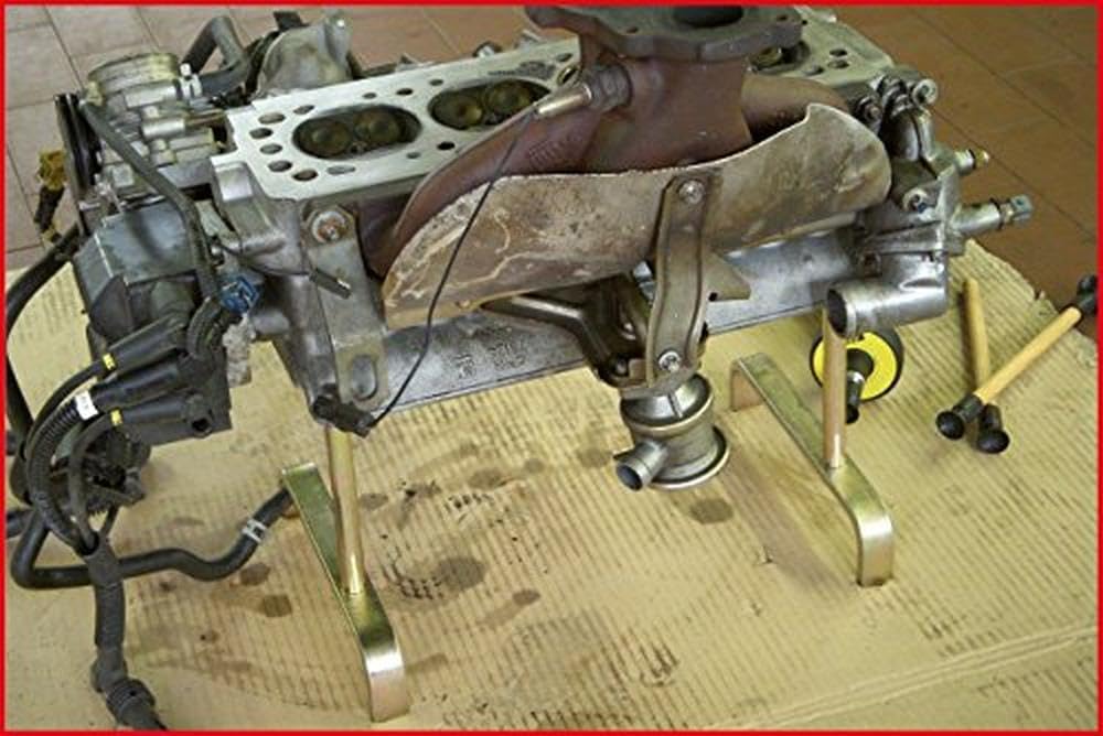 Cylinder head service stands, 2 pcs