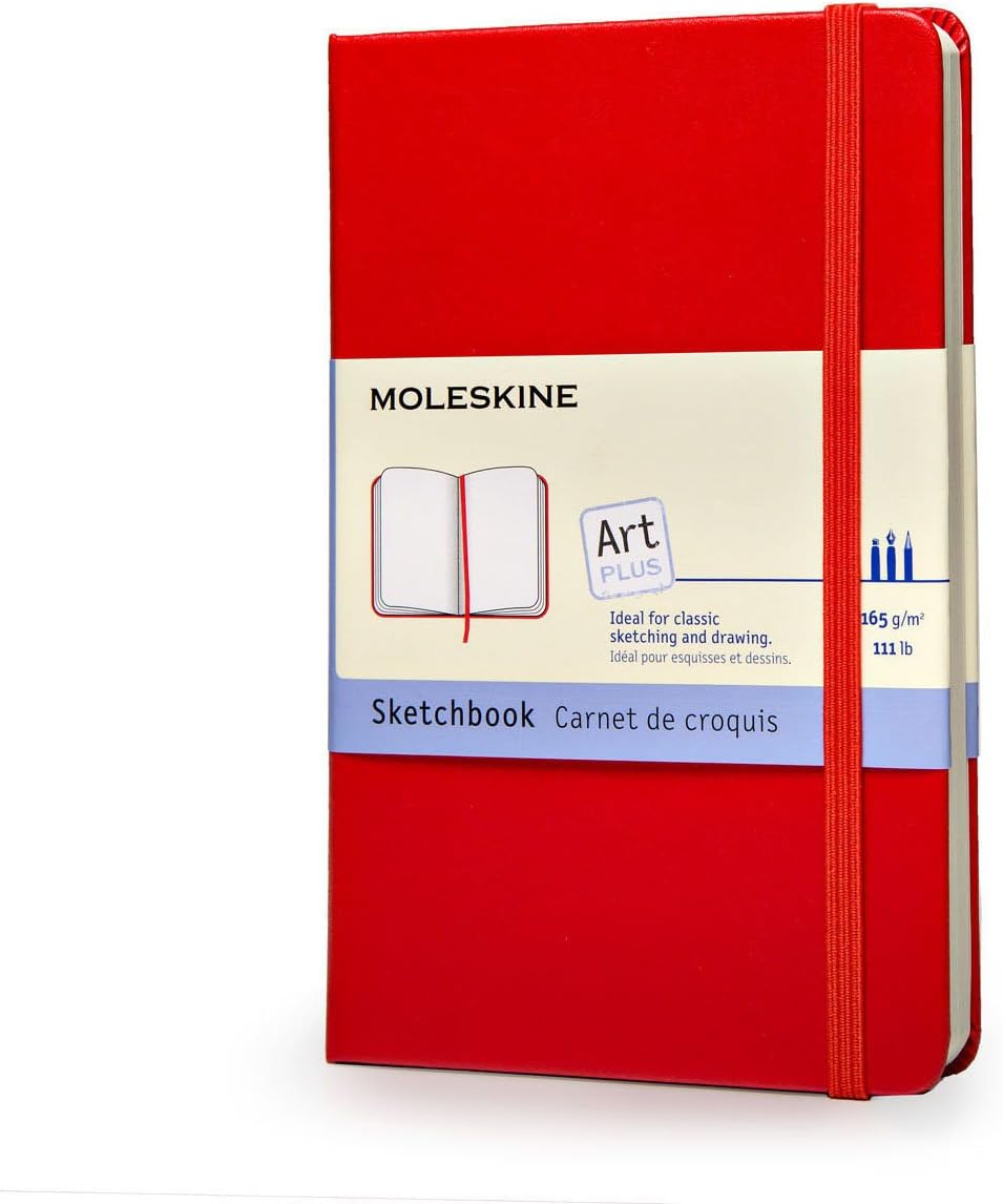 Moleskine, Red sketchbook, pocket notebook Moleskine Amazon.it Cancelleria e prodotti per