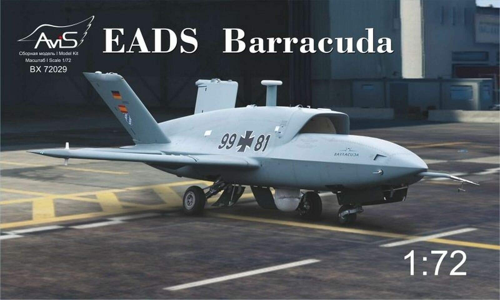 Amazon | AVIS AV72029-1/72 - EADS Barracuda UAV プラスチックモデル
