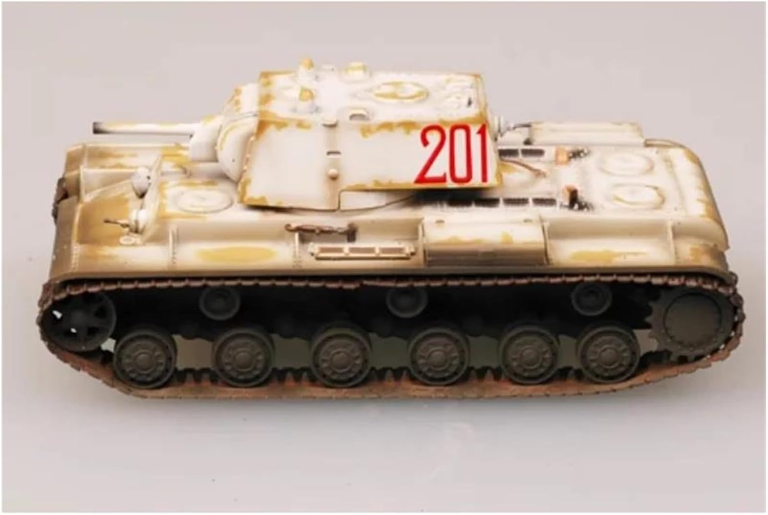 Realistic Tank 1:72 Scale for KV-1 Soviet Heavy Tank Model Kit Static Die Casting Collectible Ornament Static Tank Model