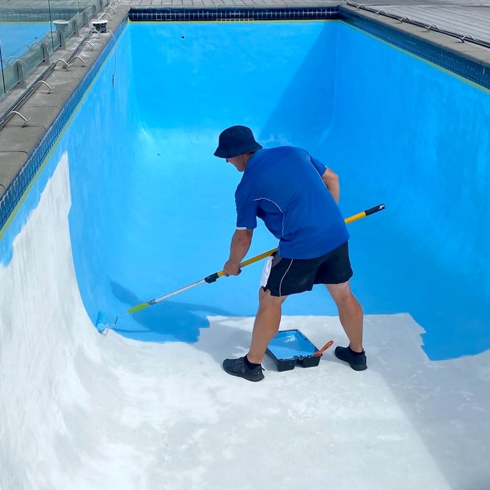 Pintura Poliuretano Piscinas (4+1Kg - Color: Carta RAL) - Barniz bicomponente que impermeabiliza y protege superficies con estancamientos de agua