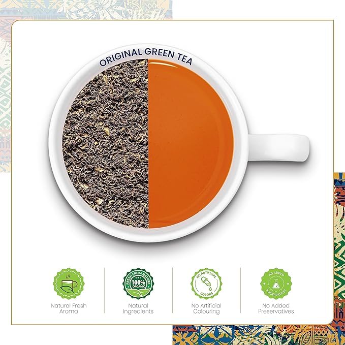 Image of DABRI Detox Original, Chamomile & Himalayan Green Tea Combo - 300gm (Pack of 3 x 100gm Each)|Natural Loose Leaf|Antioxidant-Rich|Premium Organic Blend|Boosts Metabolism,Digestion & Skin & Hair Health