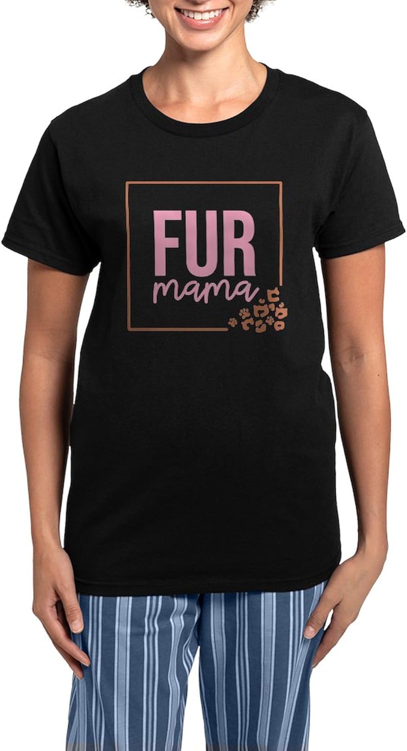 CafePress Pretty Fur Mama Pajamas Womens Novelty PJ Sleepwear