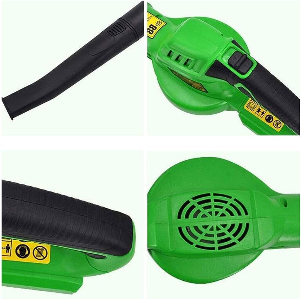 Convenient Cordless Leaf Blower, with 2.0Ah Battery and Fast Charger for Blowing Sucking Car Leaf Clearing Dust & Small Trash Hard to Clean Corner (Size : Battery2) ()