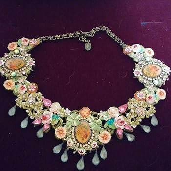 ミハエルネグリン　定番クロスネックレス　グリーングラデーション ミハエルネグリン 定番クロスネックレス グリーングラデーション