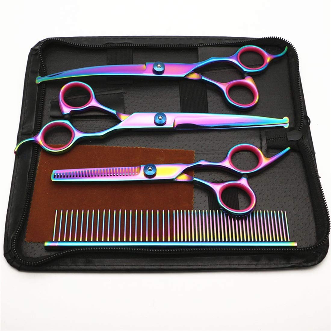 Ciseaux de coiffure colorés pour rafraîchir sa frange et couper les cheveux en famille