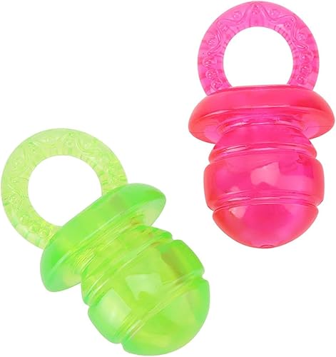 Miniatura 7 de Ymiko Chupete de bebé para cachorro, juguetes masticables para dejar de masticar, rincón de juguete para perros grandes, de goma, para perros