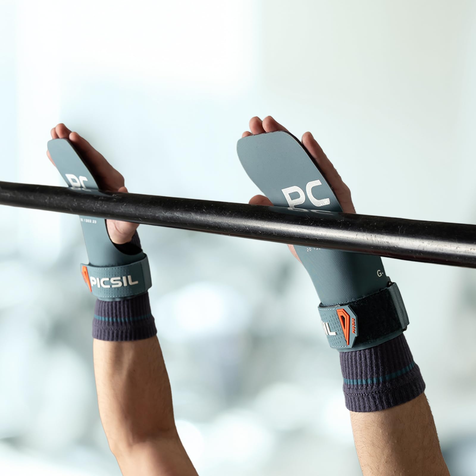PICSIL - Paracalli Phoenix, Uso Senza Magnesite, per Barre Ruvide e Lisce, Grips con Astuccio e Polsini, Ideale per Cross Training, Ginnastica e Calisthenics