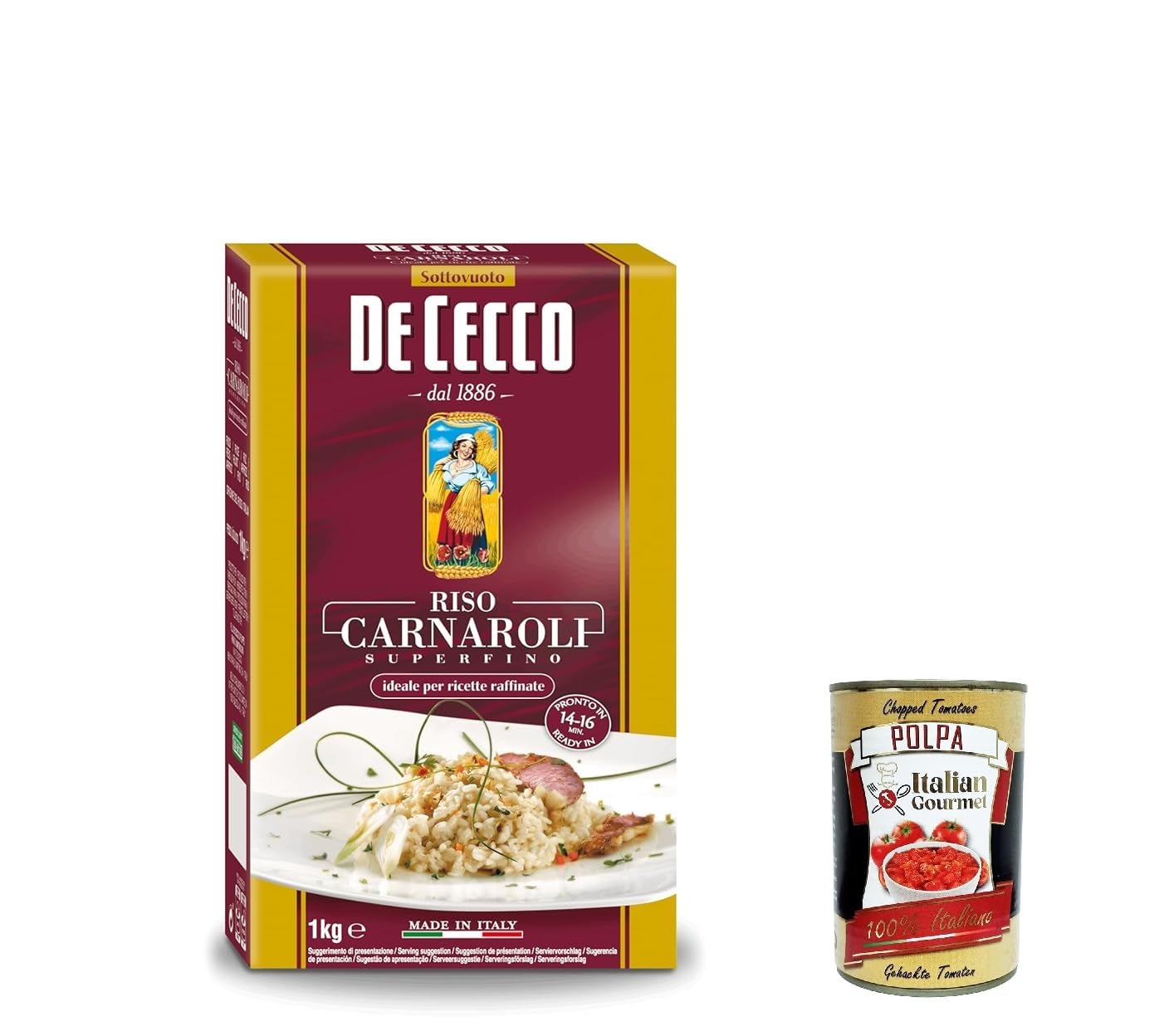 Italian Gourmet Riso Carnaroli Superfino 12 x 1000g, Risottoreis