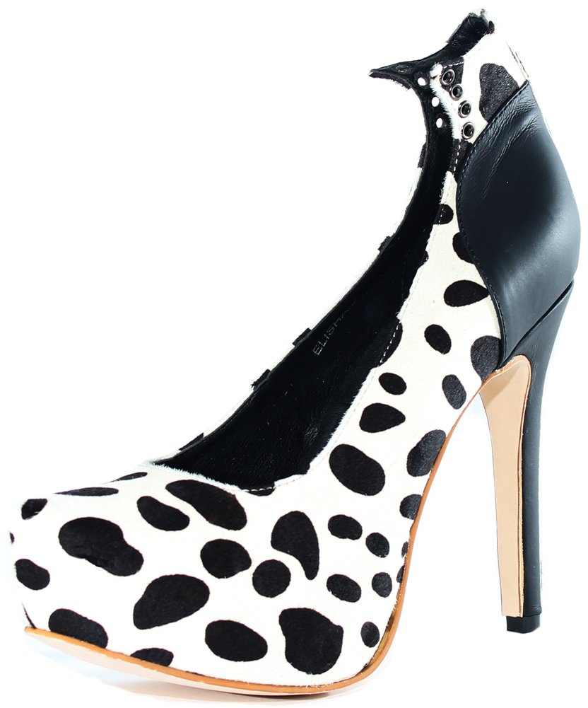 Hendrick Brun 'Elisha' Cow Print Pump (8.5, Cow Print)